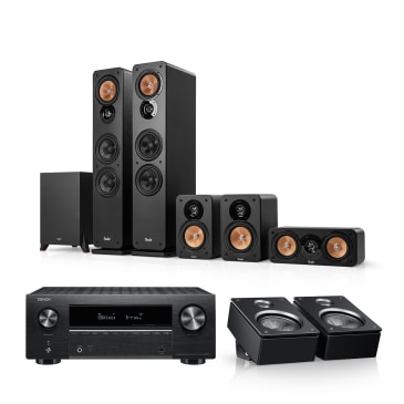 Standlautsprecher ULTIMA 40 Surround + DENON X3800H für Dolby Atmos