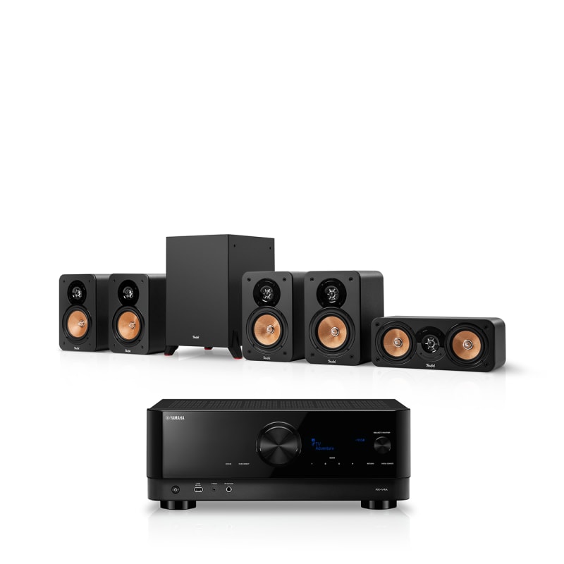 Galerie Bild 1 von 28 ULTIMA 20 Surround + Yamaha RX-V4A "5.1-Set"