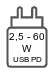 The wattage indicated is a minimum value, meaning this product requires at least that much in order to use or charge its battery. USB-C charging adapters with higher wattage can be used because the product can vary its performance.