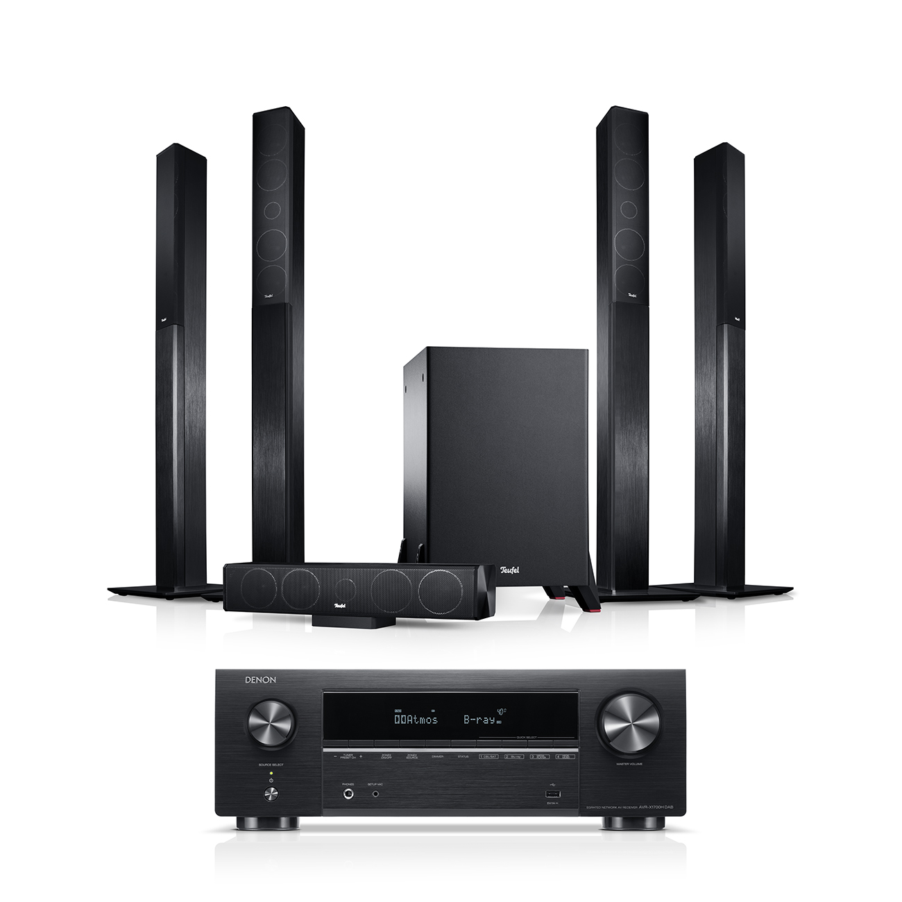 LT 4 + Denon AVR-X1700H DAB "5.1 set L"