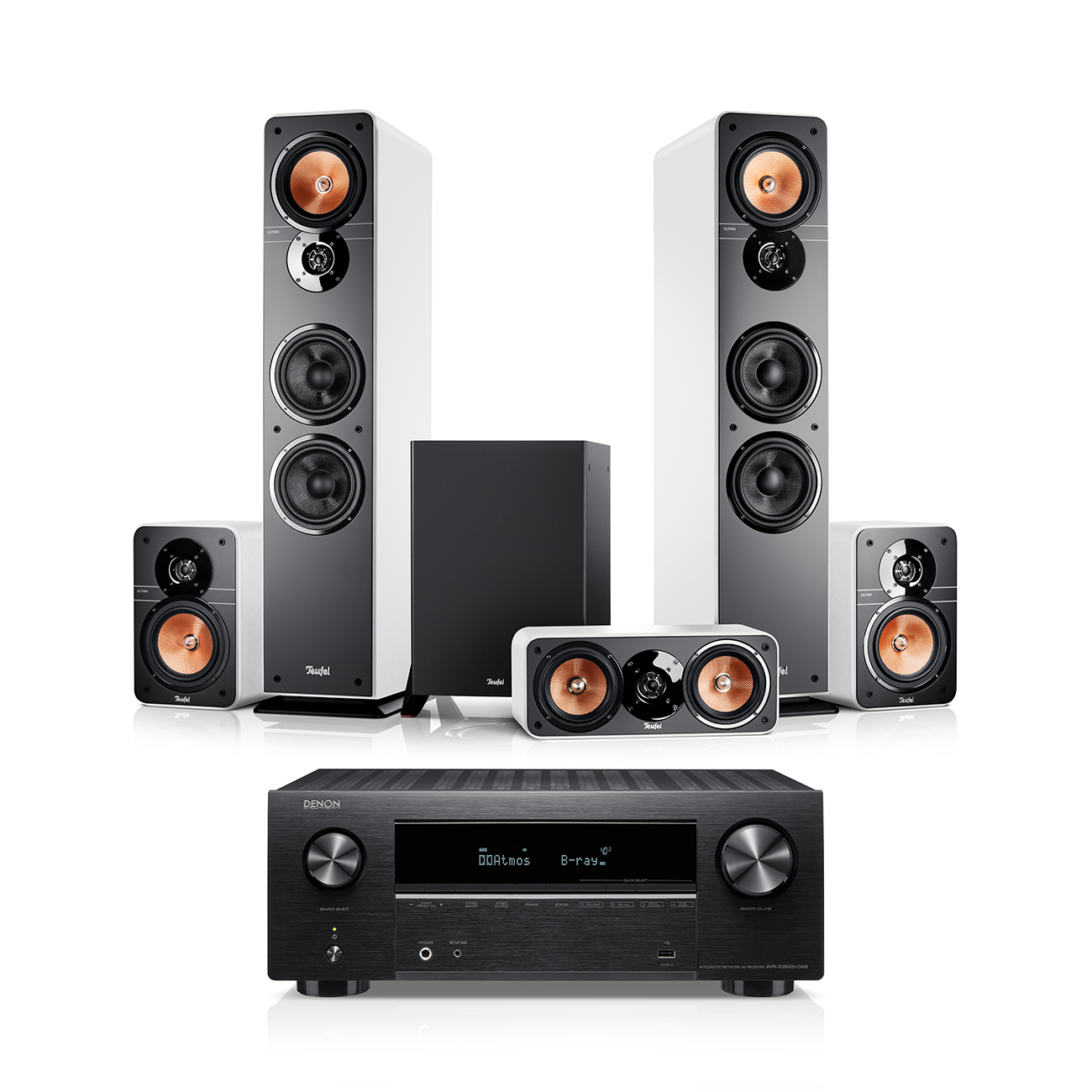 ULTIMA 40 Surround + DENON X2800H DAB "5.1-Set"