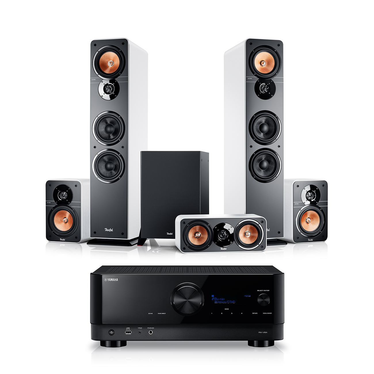 ULTIMA 40 Surround + Yamaha RX-V6A "5.1-Set"