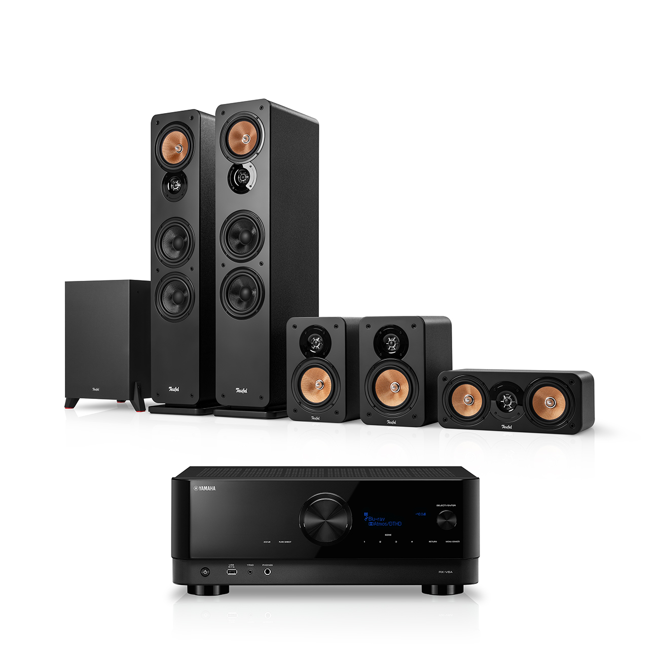 ULTIMA 40 Surround + Yamaha RX-V6A "5.1-Set"